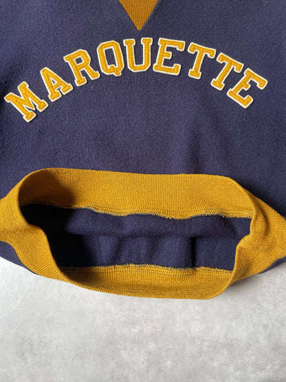 40's~50's 「MARQUETTE 」カレッジウールスウェット