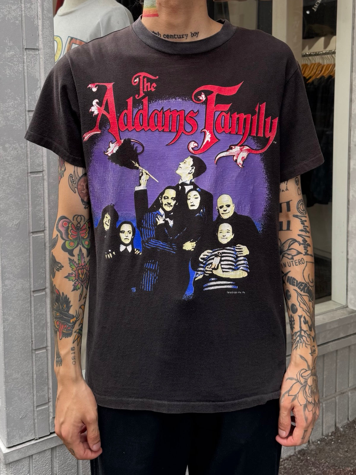 90's THE ADDAMS FAMILY ムービーTシャツ
