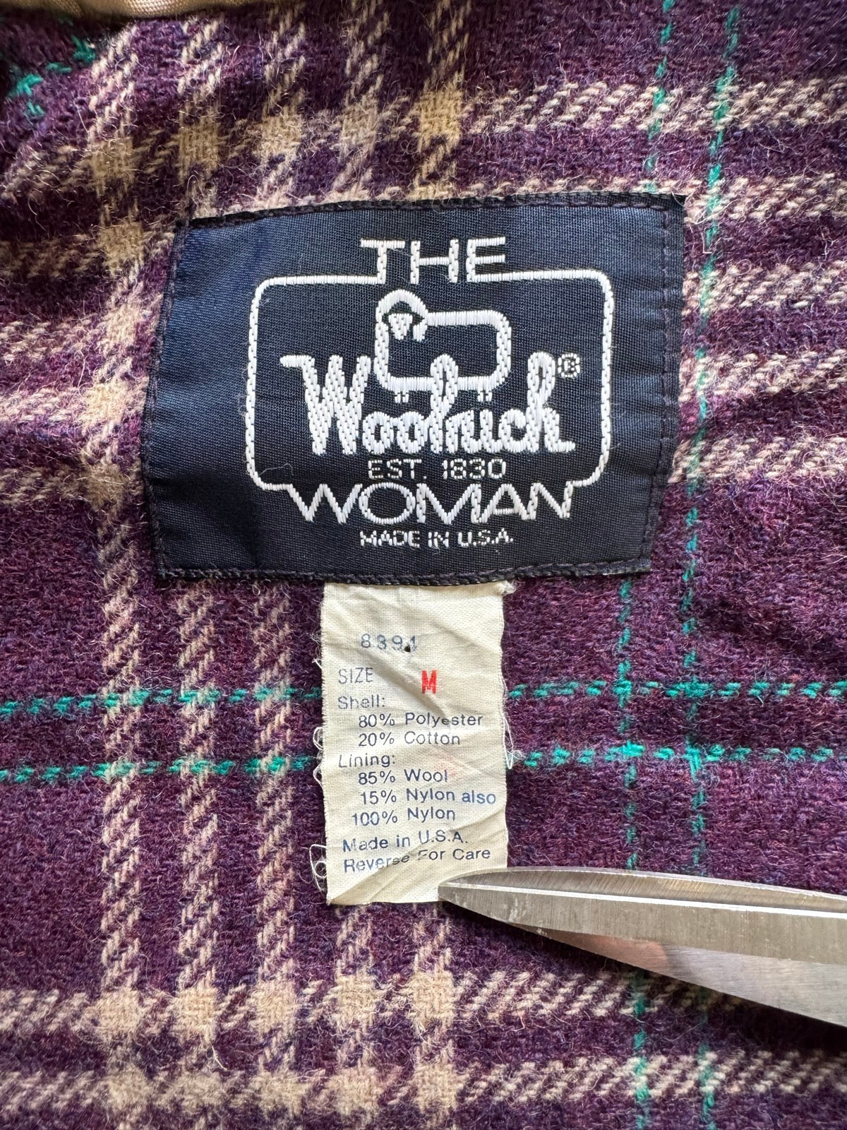 80's WOOLRICH ウールマウンテンパーカー