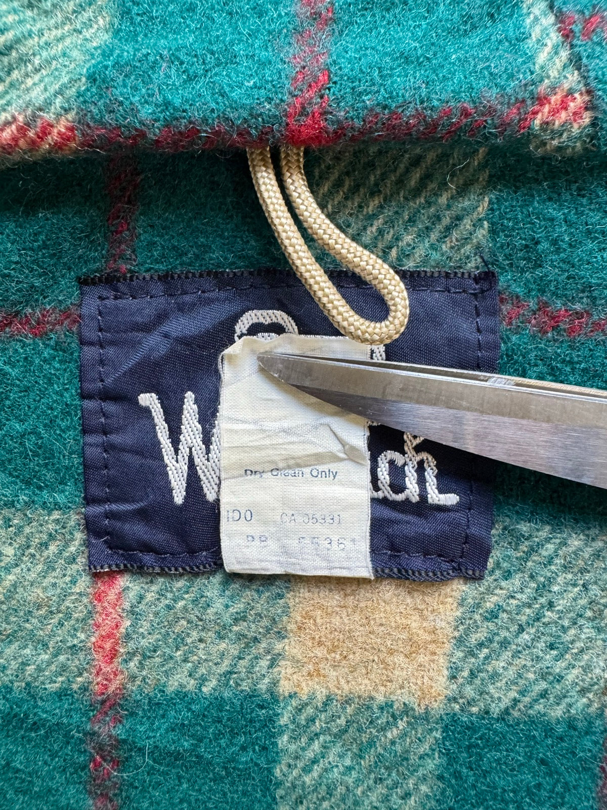 80's WOOLRICH「４P」ウールマウンテンパーカー　