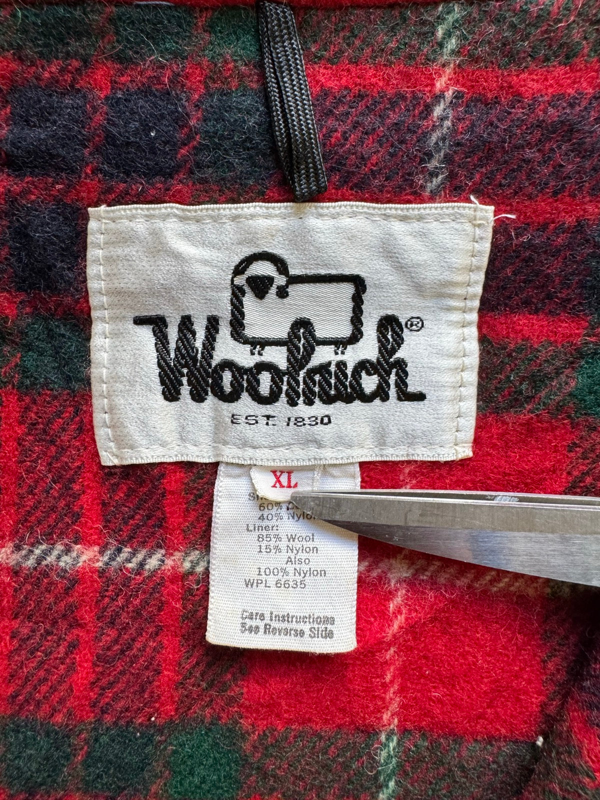 70's WOOLRICH「４P」ウールマウンテンパーカー　