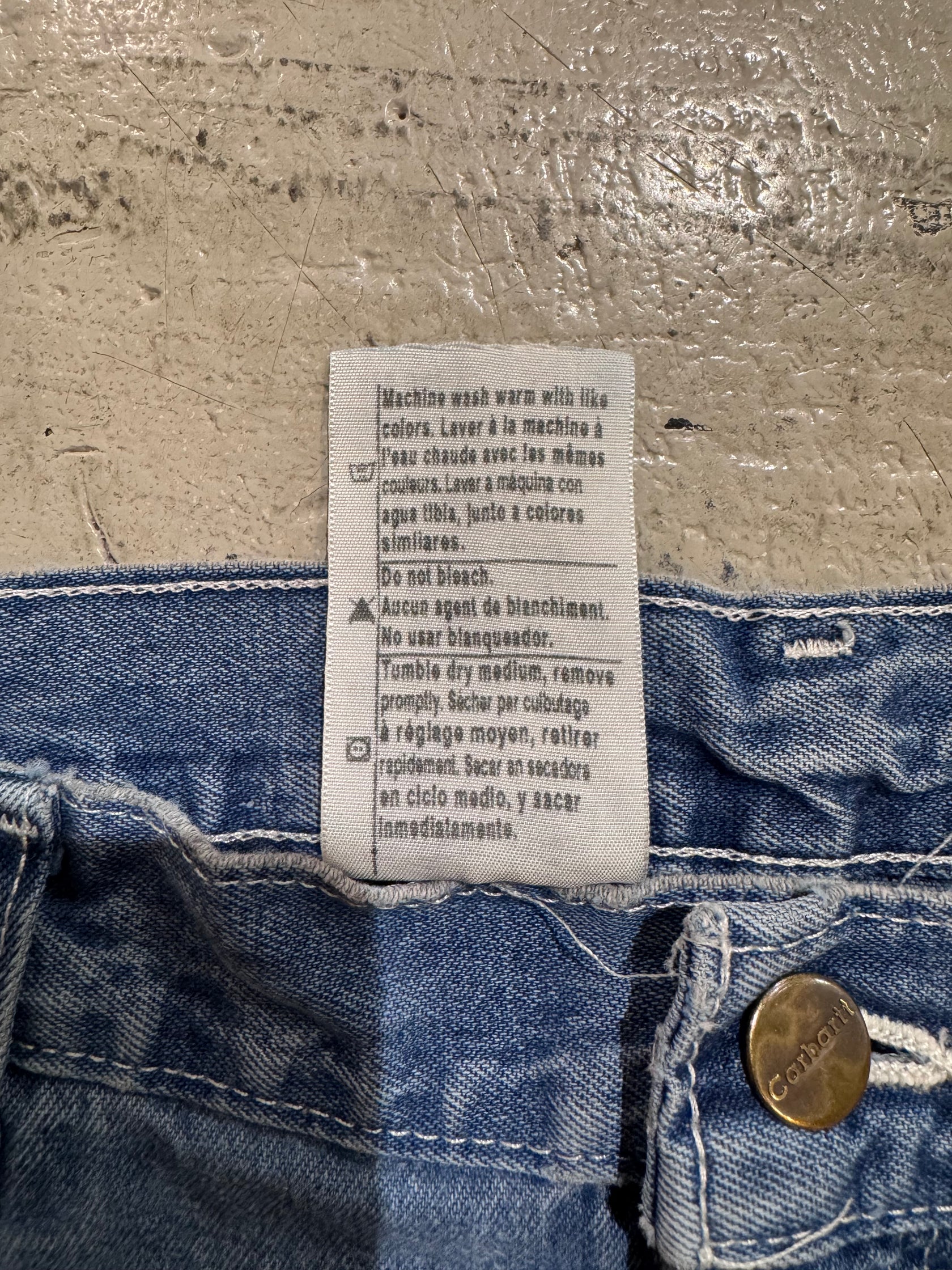 00’s 「CARHARTT」デニムペインターショーツ