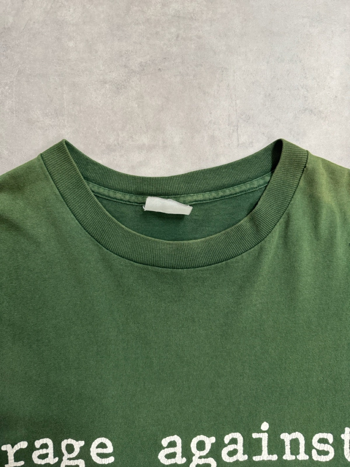90's RAGE AGAINST THE MACHINE「R-LOGO」バンドTシャツ