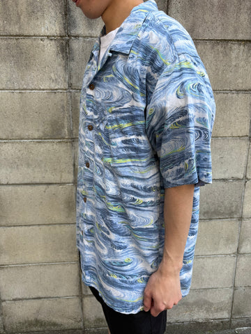 00's PATAGONIA「Pataloha "UZUSHIO"」オープンカラーアロハシャツ