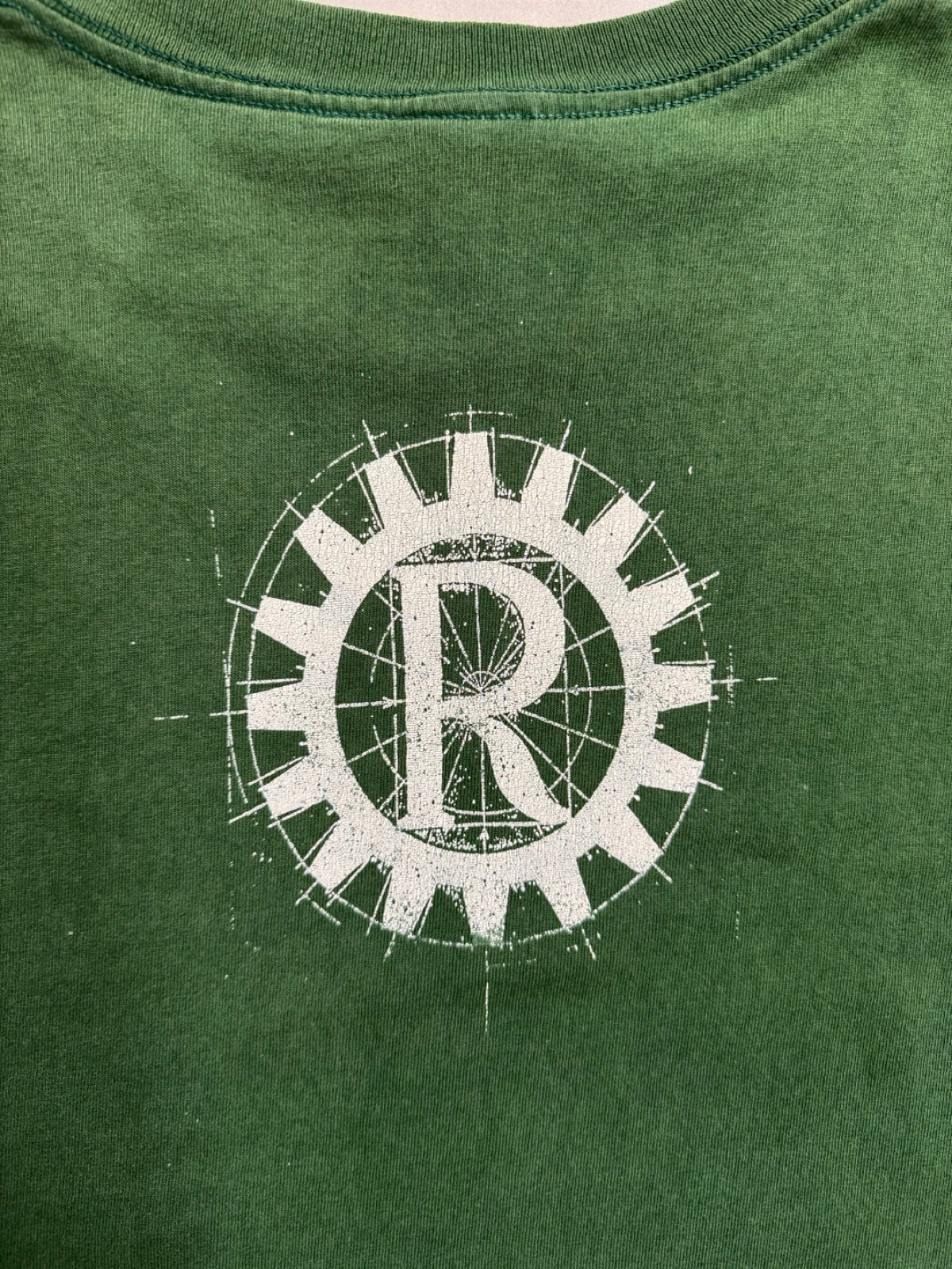 90's RAGE AGAINST THE MACHINE「R-LOGO」バンドTシャツ