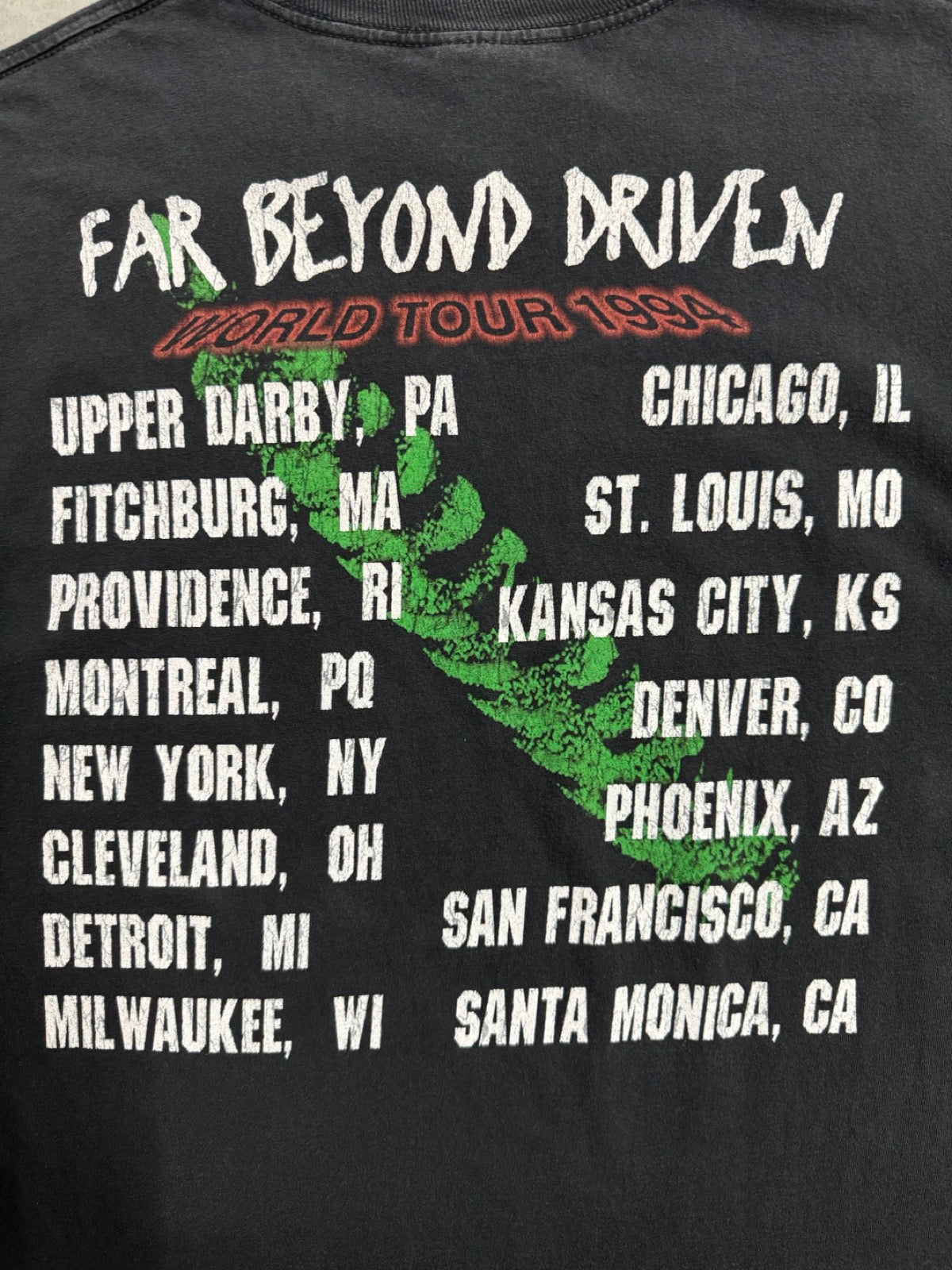 00's PANTERA「FAR BEYOND DRIVEN」バンドTシャツ