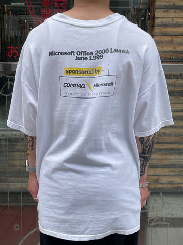 90's~00's MICROSOFT「Office 2000」企業Tシャツ