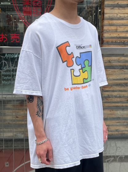 90's~00's MICROSOFT「Office 2000」企業Tシャツ