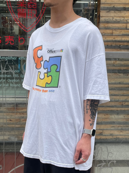 90's~00's MICROSOFT「Office 2000」企業Tシャツ