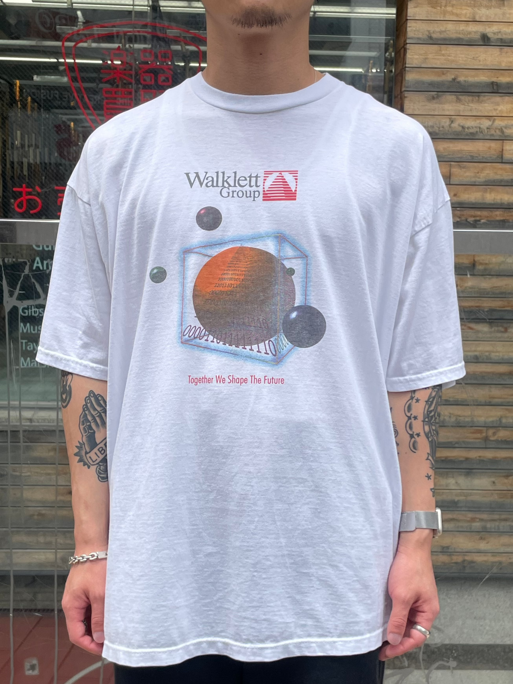 90's~00's WALKLETT GROUP「Together We Shape The Future」 企業Tシャツ