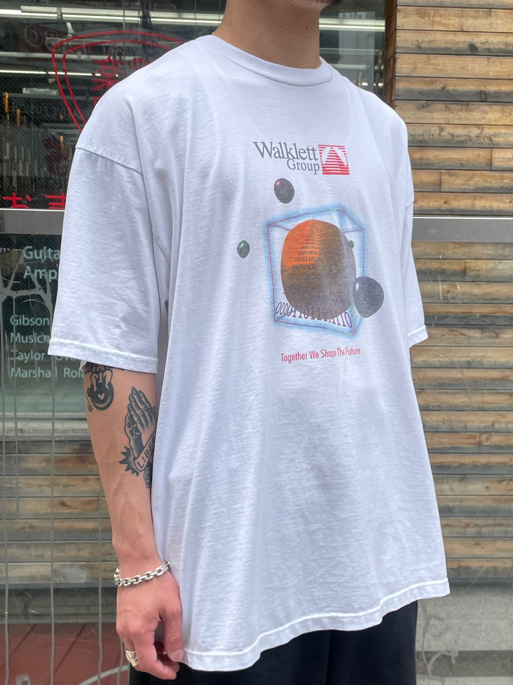 90's~00's WALKLETT GROUP「Together We Shape The Future」 企業Tシャツ
