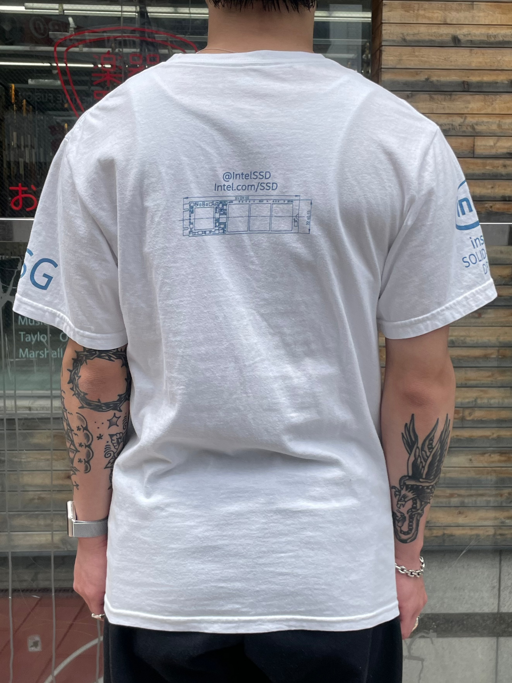 00's INTEL「Solid-State Drive」企業Tシャツ