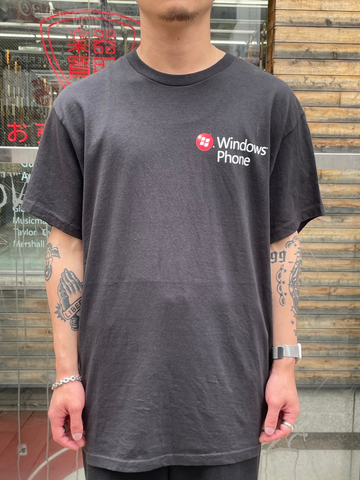 00's MICROSOFT「 Windows Phone 7 」企業Tシャツ