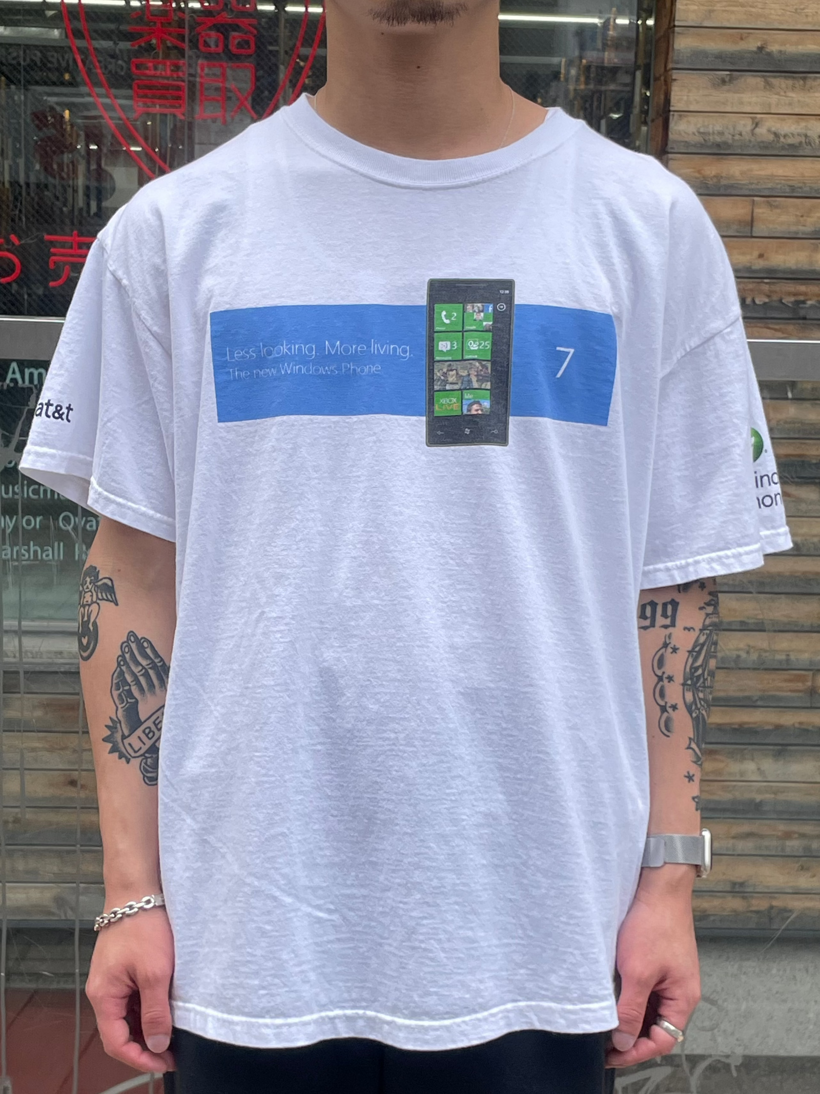 00's WINDOWS「Phone 7 × AT&T」企業Tシャツ