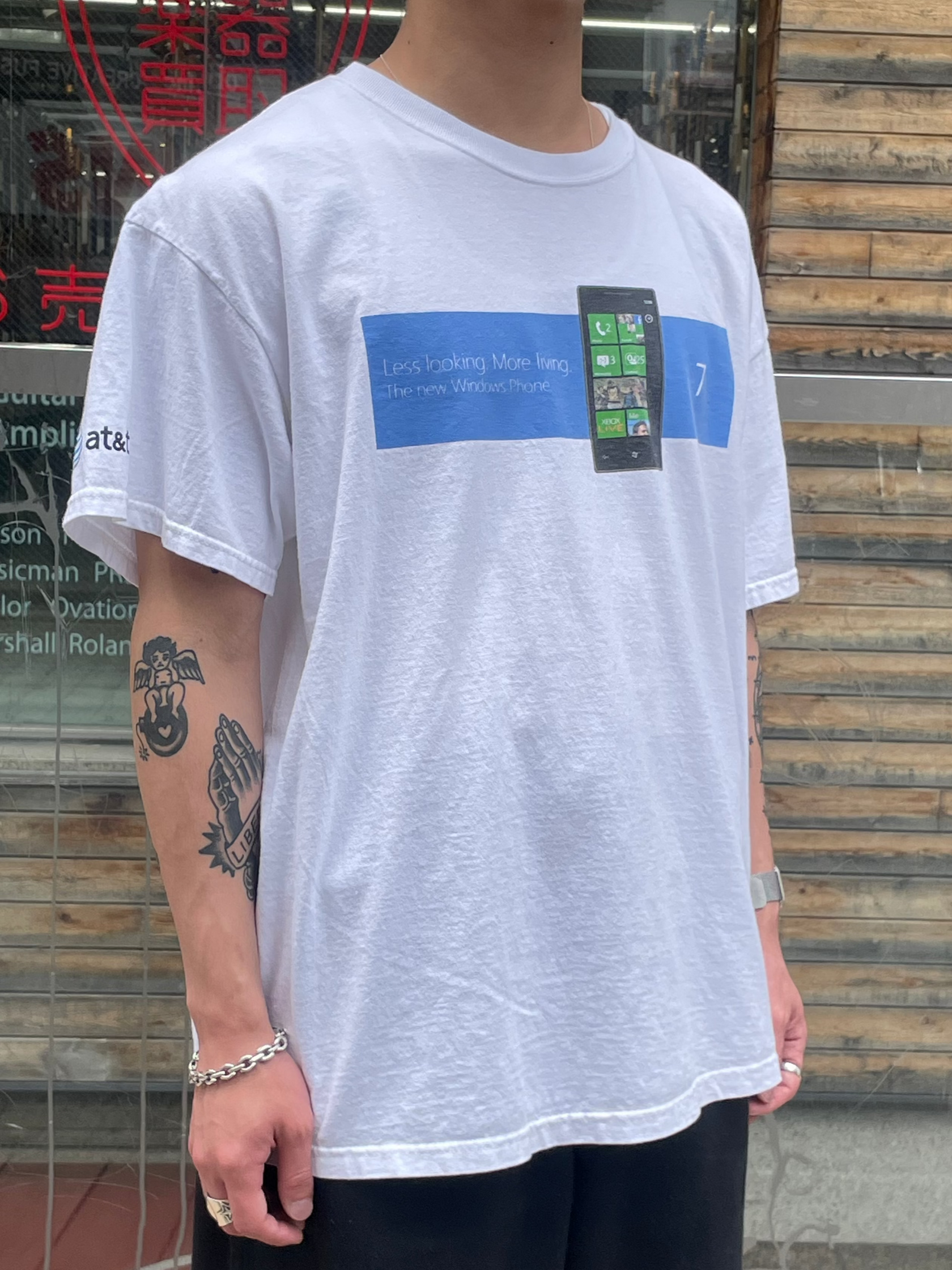 00's WINDOWS「Phone 7 × AT&T」企業Tシャツ