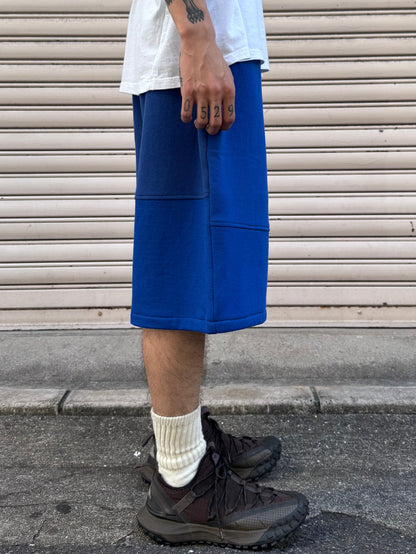 REMAKE  SWEATS DOUBLE KNEE SHORTS