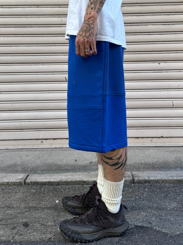 REMAKE  SWEATS DOUBLE KNEE SHORTS