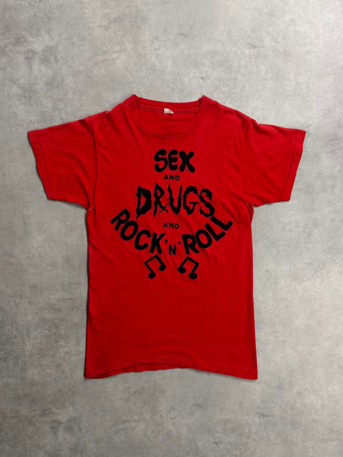 70's PUNK「SEX DRUGS ROCK'N'ROLL」バンドTシャツ