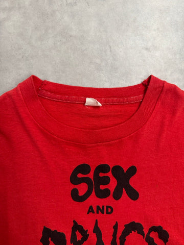 70's PUNK「SEX DRUGS ROCK'N'ROLL」バンドTシャツ