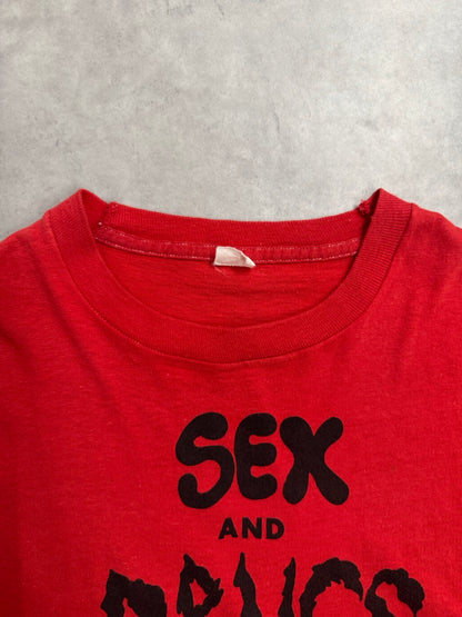 70's PUNK「SEX DRUGS ROCK'N'ROLL」バンドTシャツ