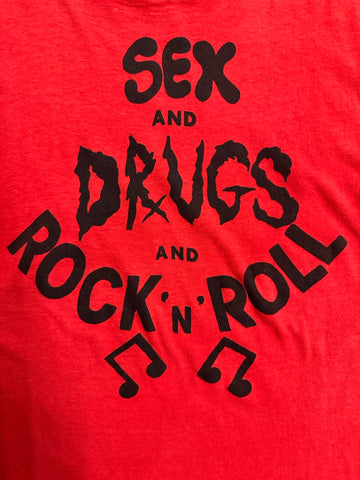 70's PUNK「SEX DRUGS ROCK'N'ROLL」バンドTシャツ