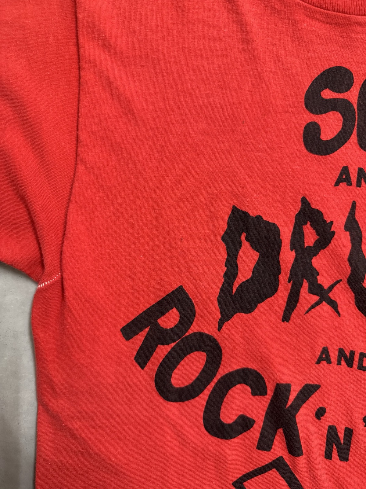 70's PUNK「SEX DRUGS ROCK'N'ROLL」バンドTシャツ