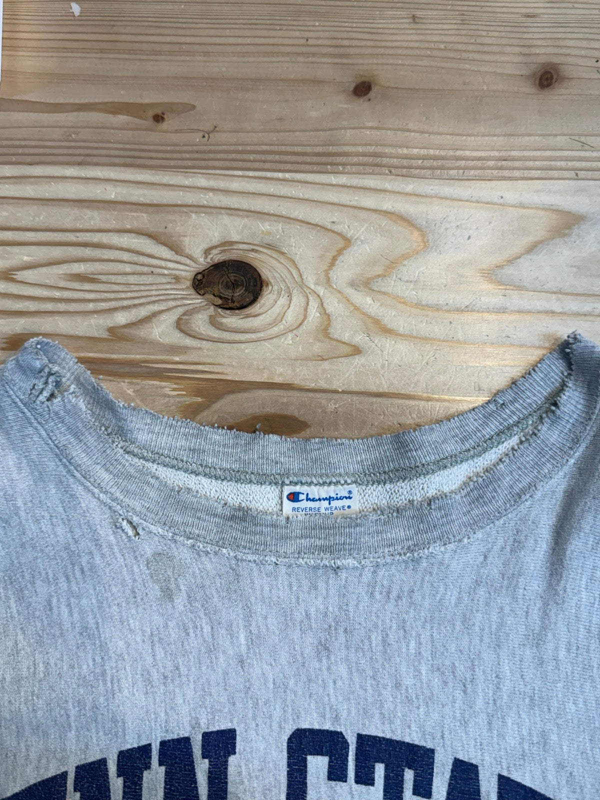 90's Champion「REVERSE WEAVE」カプセル入り　3段プリント　スウェット