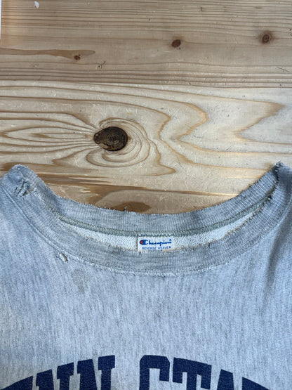 90's Champion「REVERSE WEAVE」カプセル入り　3段プリント　スウェット