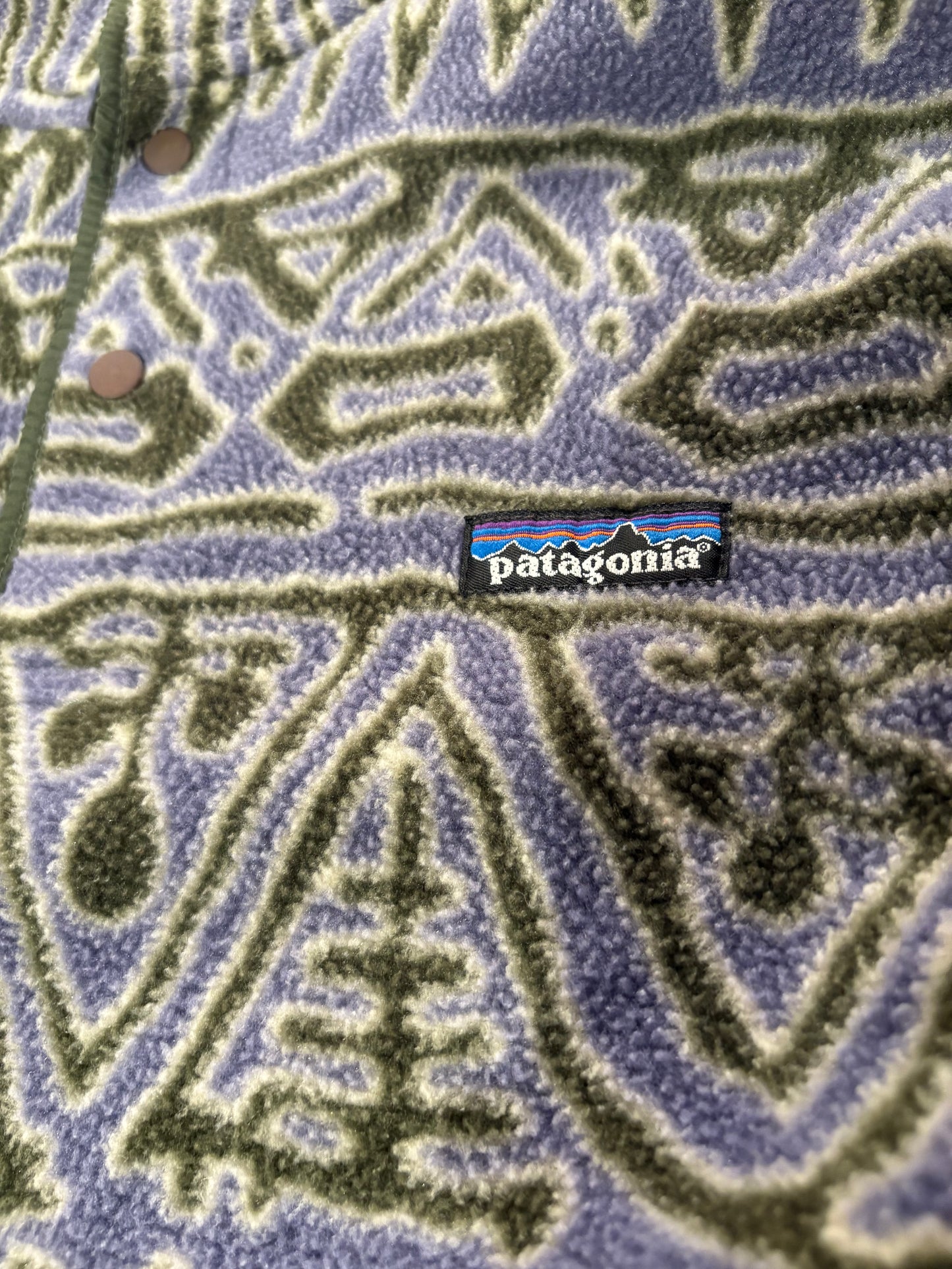 90's PATAGONIA「SnapT RUINS」フリースジャケット