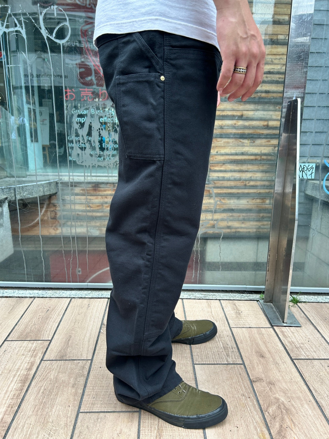 00's CARHART「DOUBLE NKEE PANT」USA製 ワークパンツ