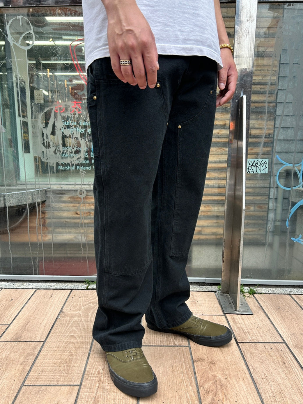00's CARHART「DOUBLE NKEE PANT」ワークパンツ