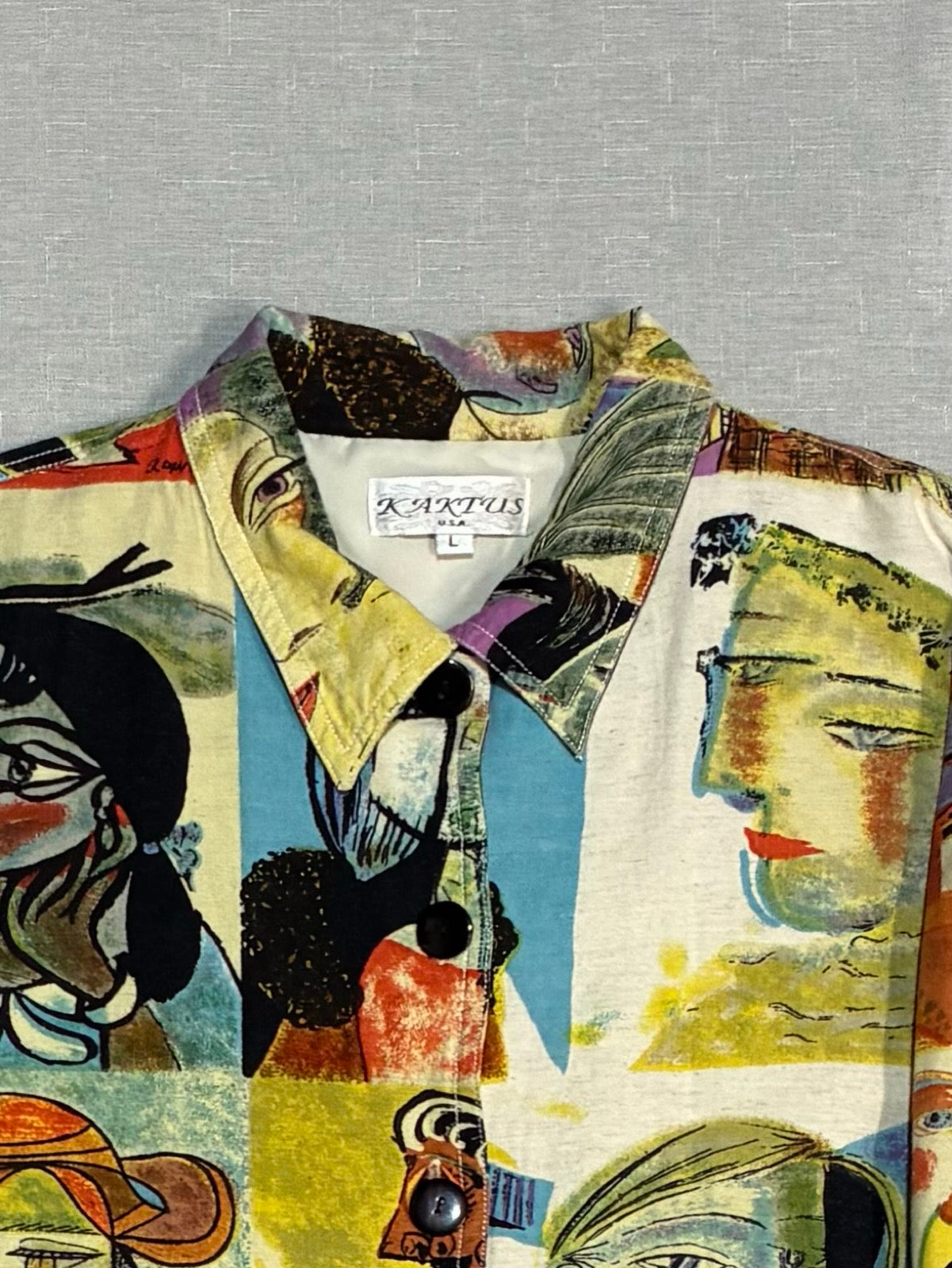 80's KAKTUS「Picasso」USA製 アートプリントジャケット