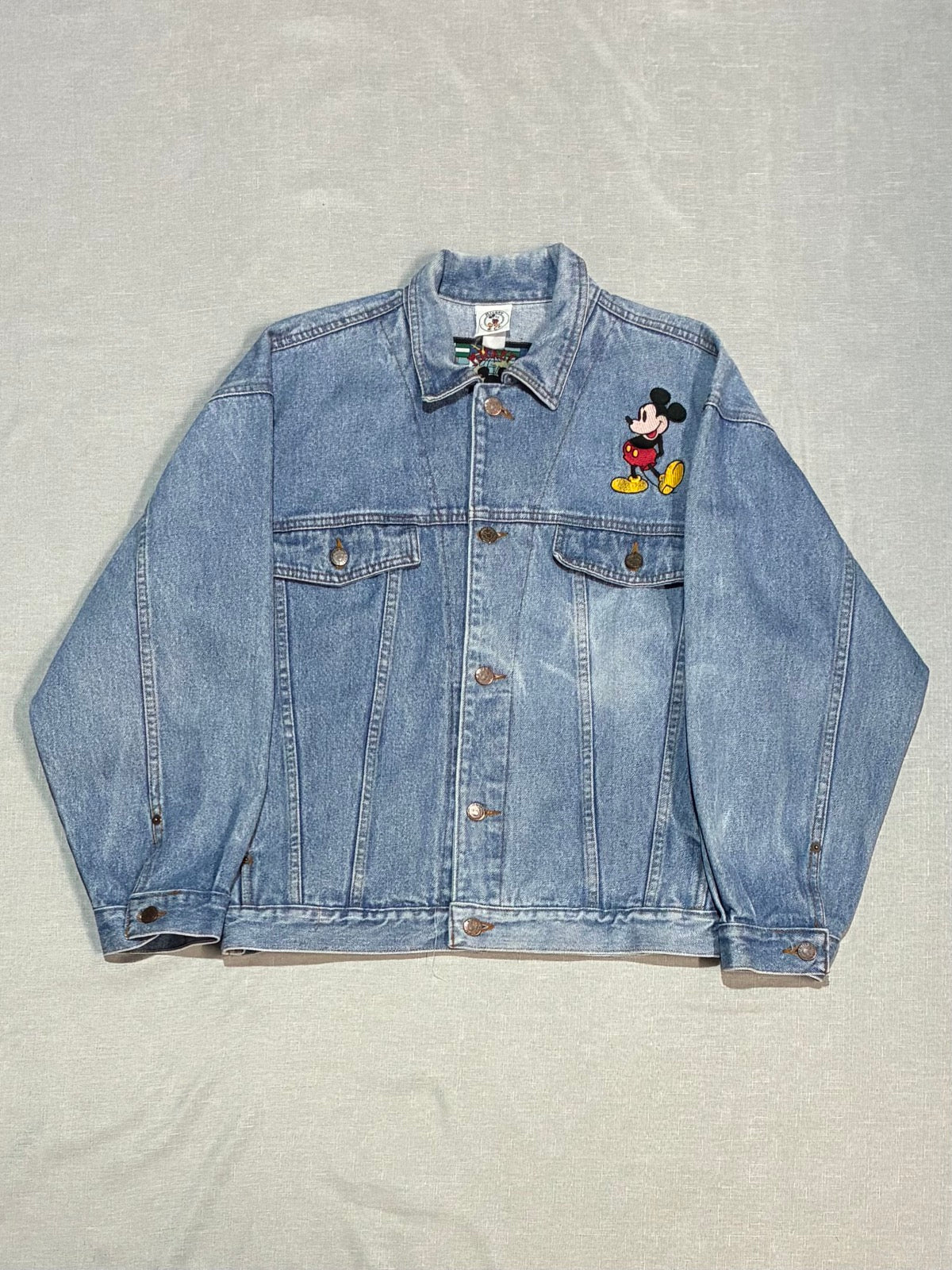 90's Disney「Mickey Mouse」デニムジャケット