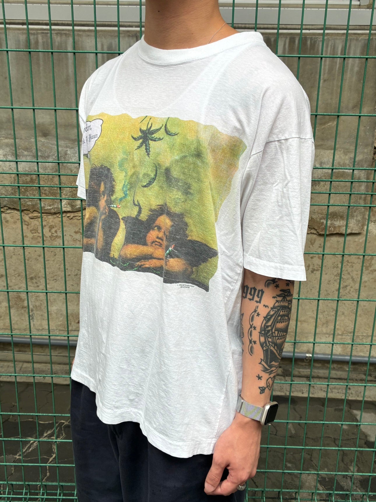 00's「AMSTERDAM ANGELS」 ホワイトTシャツ
