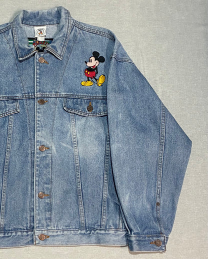 90's Disney「Mickey Mouse」デニムジャケット