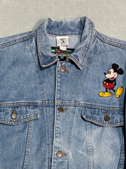 90's Disney「Mickey Mouse」デニムジャケット