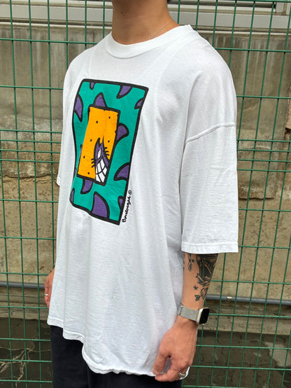 00's「BRADYSMITH ART PRINT」 ホワイトTシャツ