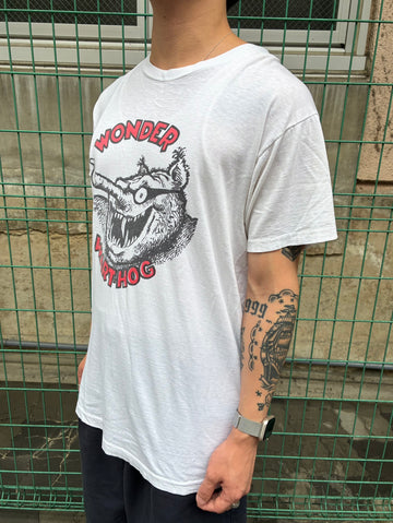 90's「WONDER WART HOG」ホワイトTシャツ