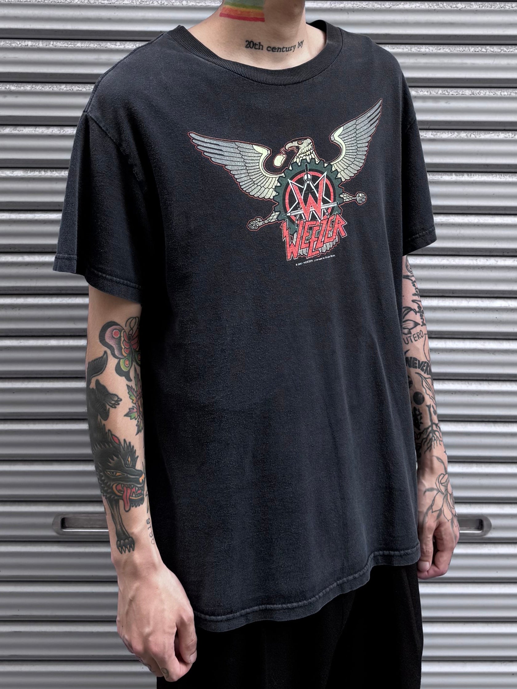 00’s Weezer 「GEEKTANIC / WEEZMACHT」バンドTシャツ
