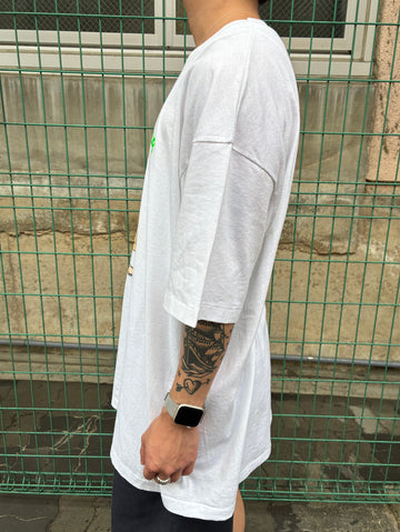 90's「HOPPY BREWER」USA製 ホワイトTシャツ