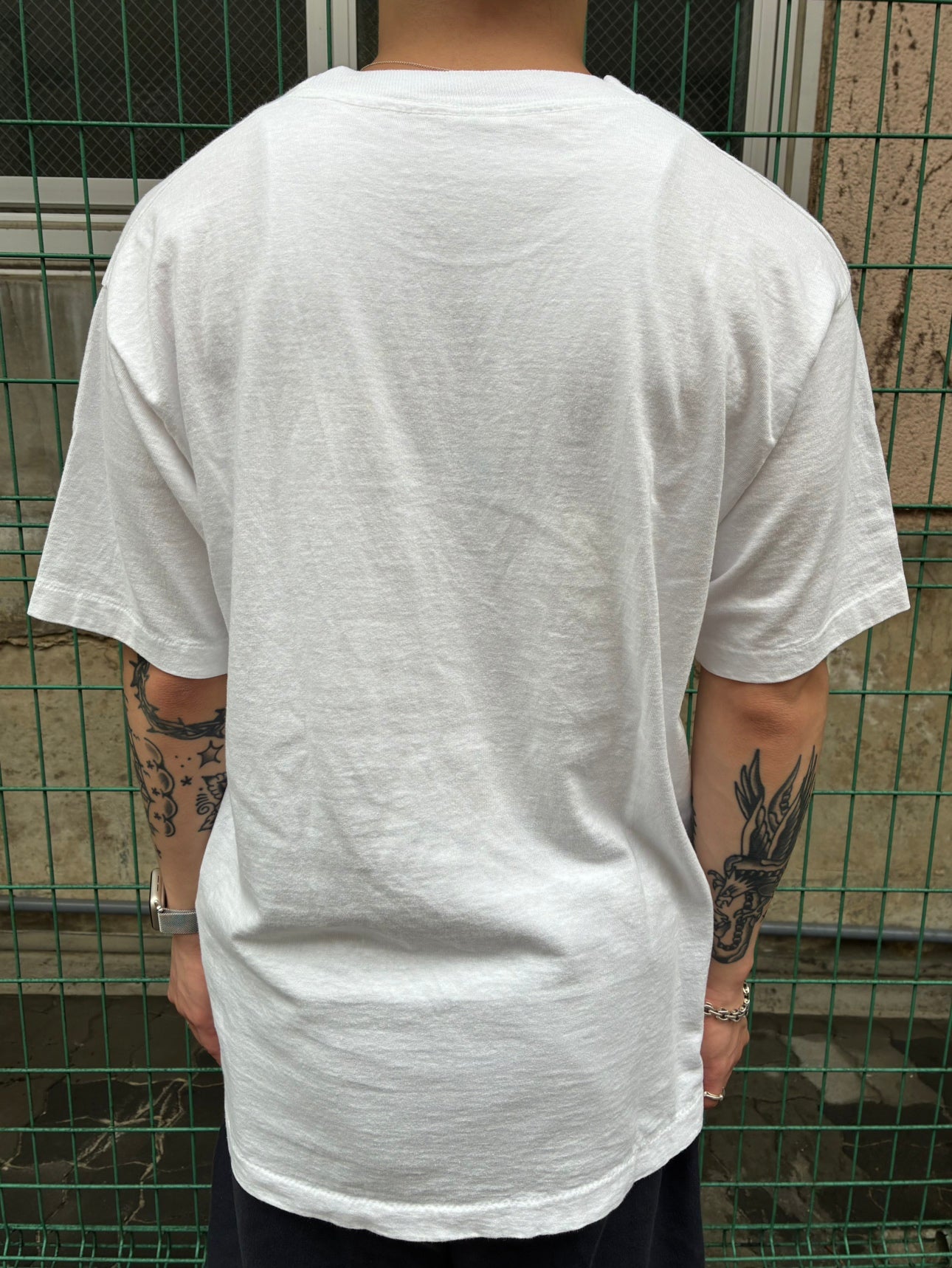 90's「HEALTHY CHILDREN NEW BEGINNING」ホワイトTシャツ