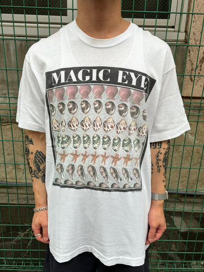 90's「MAGIC EYE」ホワイトTシャツ