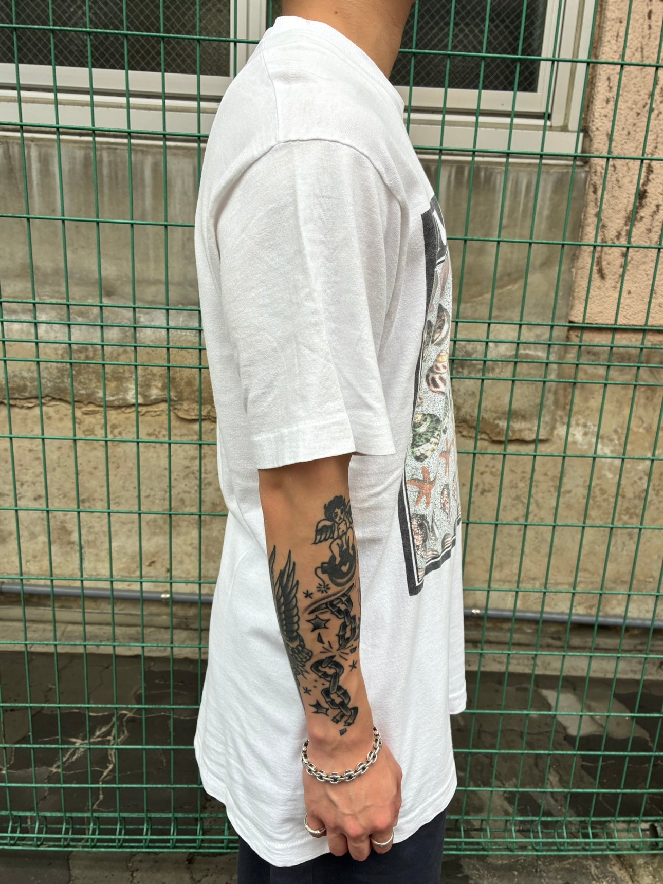 90's「MAGIC EYE」ホワイトTシャツ – FUJI STORE