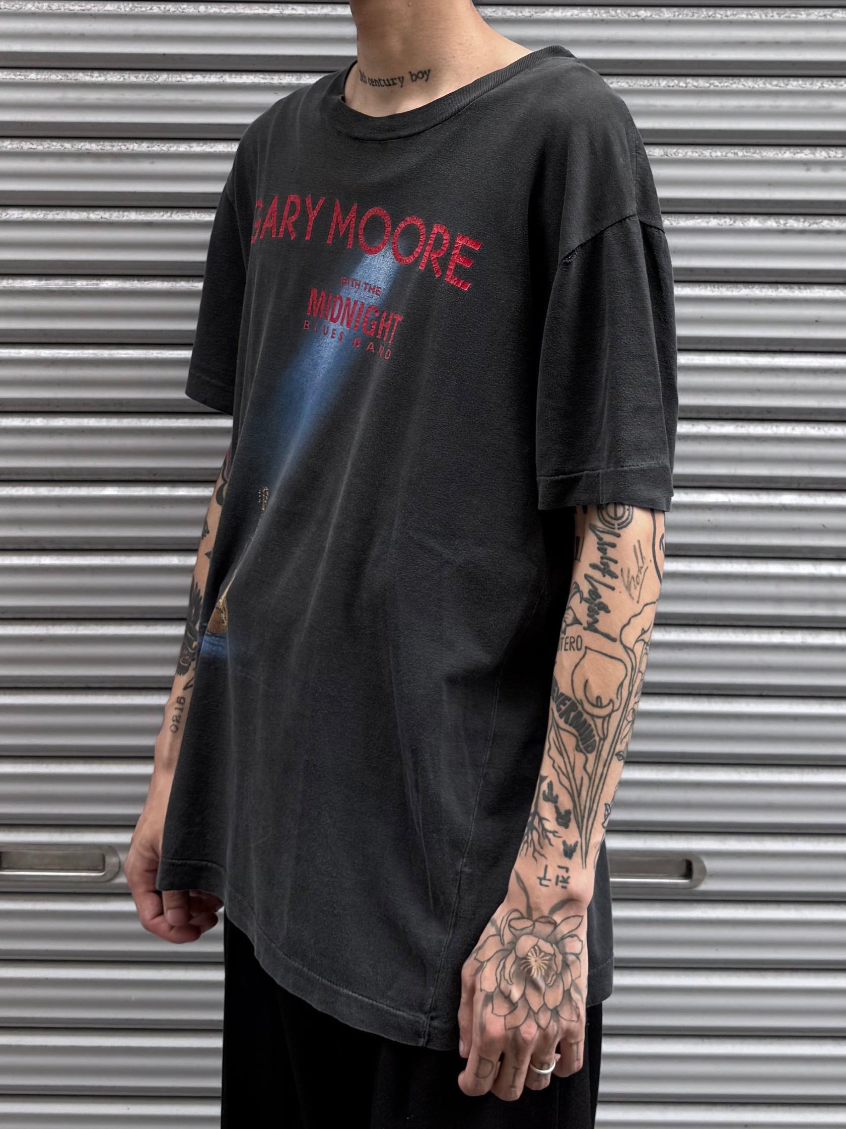 90’s GARY MOORE「 with The Midnight Blues Band」 バンドTシャツ