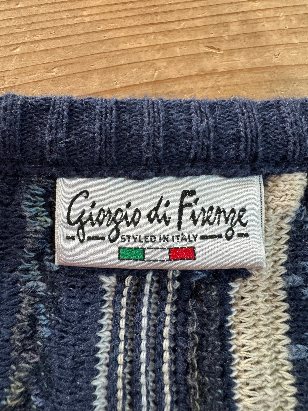 90's Giorgio di Firenze「３D」ニットセーター