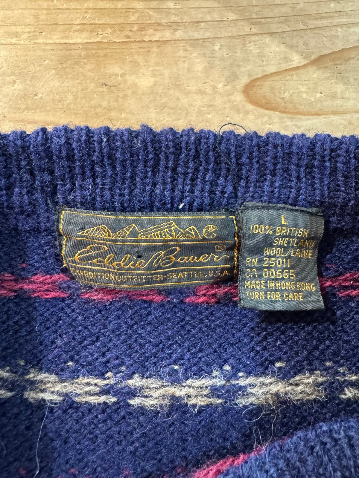 80's EDDIE BAUER ニットセーター