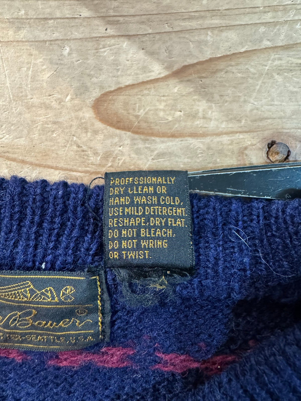 80's EDDIE BAUER ニットセーター