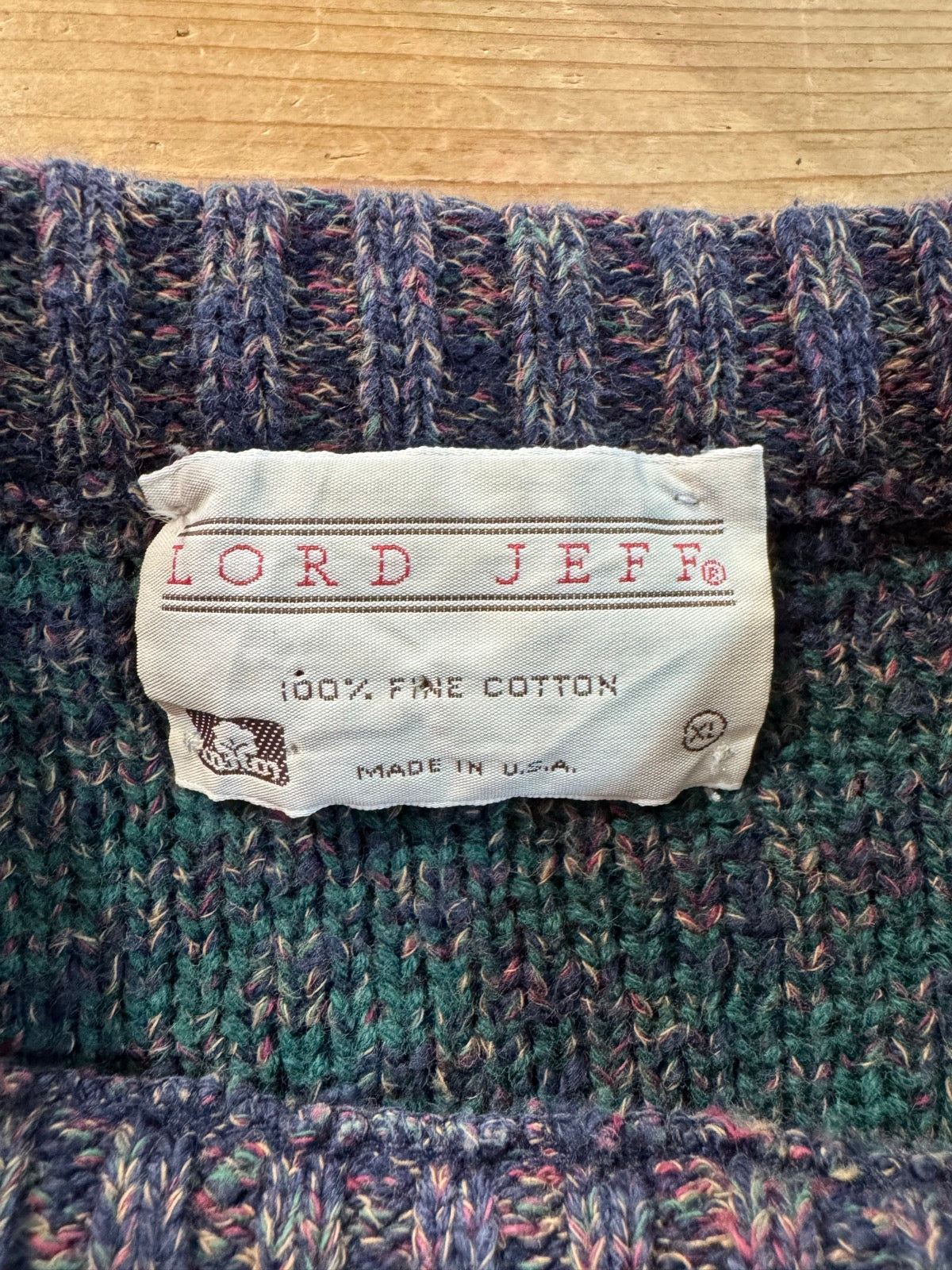 80's LORD JEFF USA製 ニットセーター