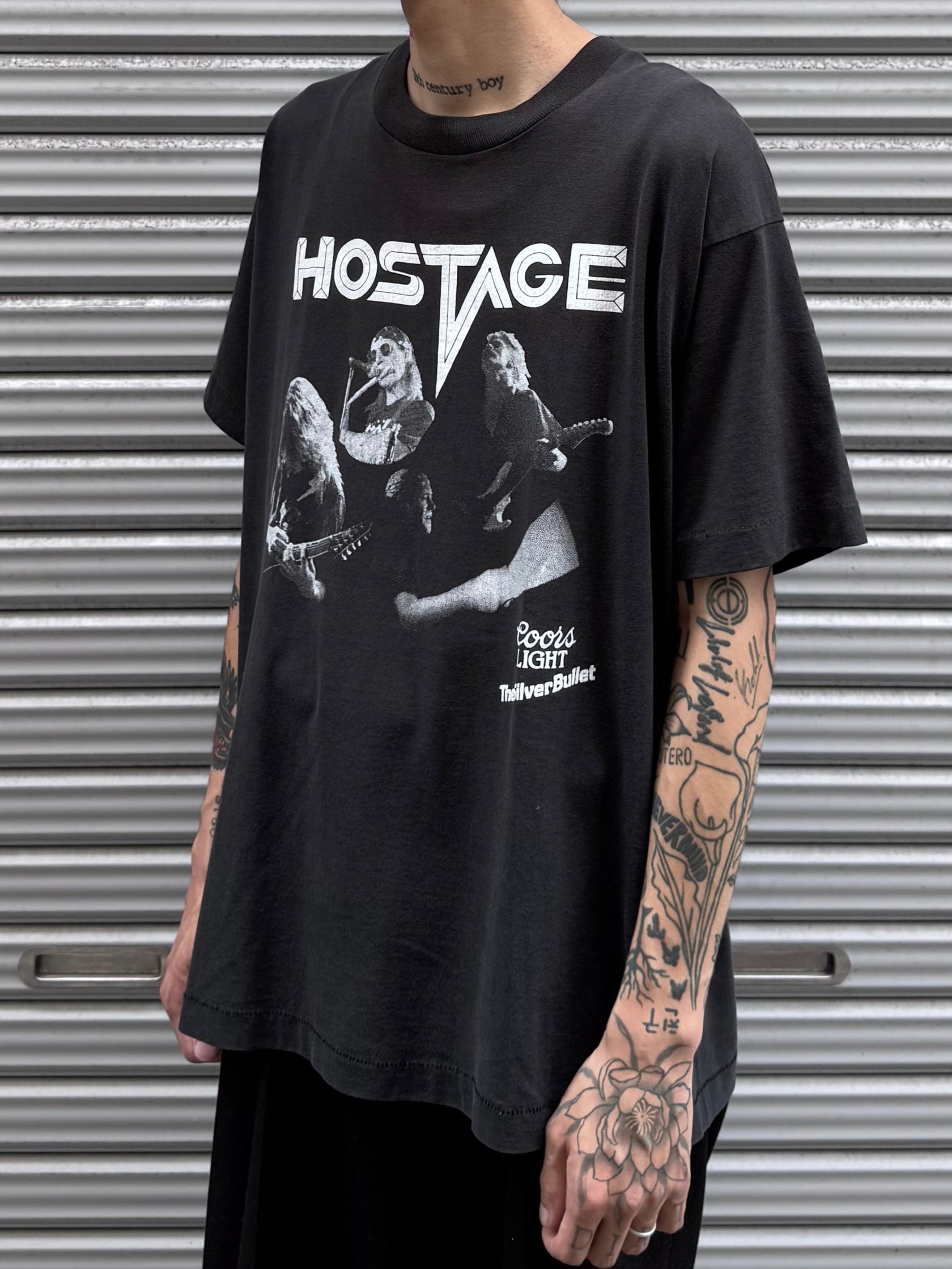 00’s Coors LIGHT 「HOSTAGE / THE Silver Bullet」Tシャツ