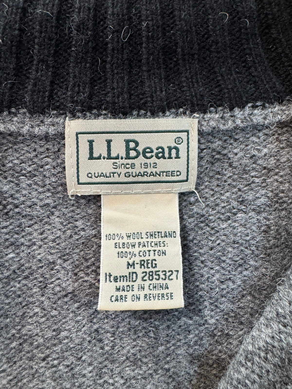 90's L.L.BEAN「half zip」ニットセーター